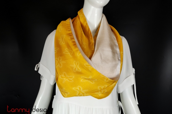 Silk scarf LOUISA-DRAGONFLY